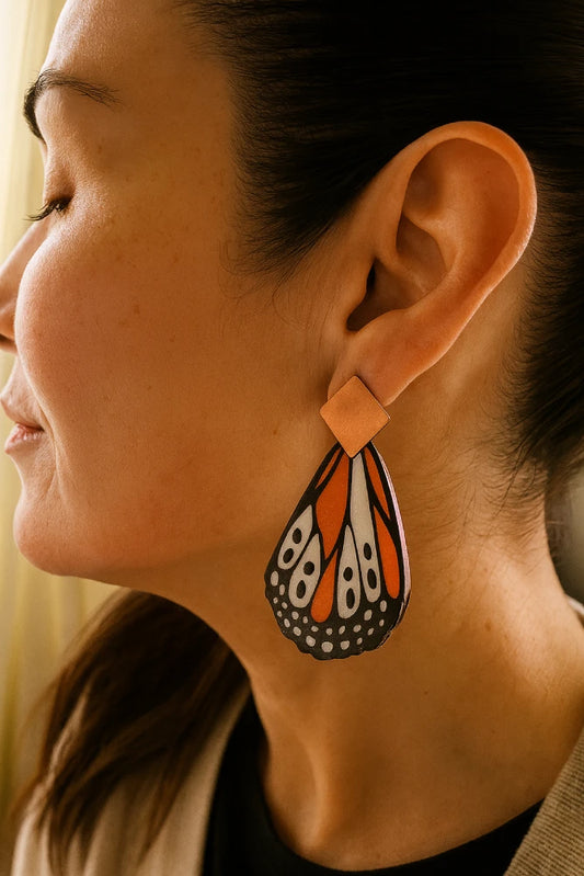 Aros de Resina Mariposa Isabella