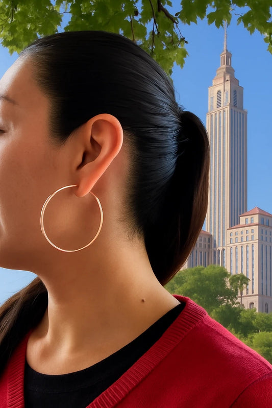 Aros de Cobre Maxi-Argolla Triaura