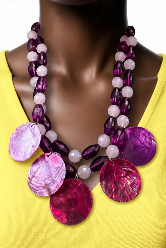 Joyas Triaura Collar Aura Magenta