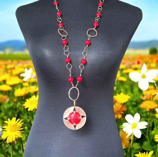 Collar de Cobre con Piedras Orfa