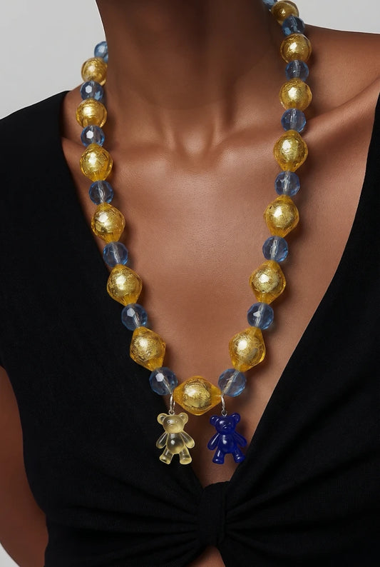 Joyas Triaura Collar Golden Teddy