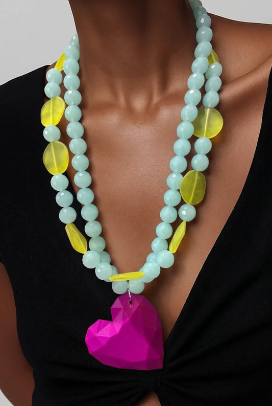 Joyas Triaura Collar Electric Heart