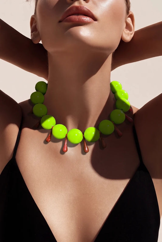 Joyas Triaura Collar Ivory Drops