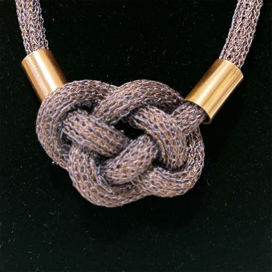 Collar de Cobre Tejido Vicente Púrpura Triaura