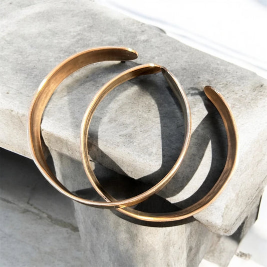 Pulseras de Cobre Leocadia Lisa Triaura