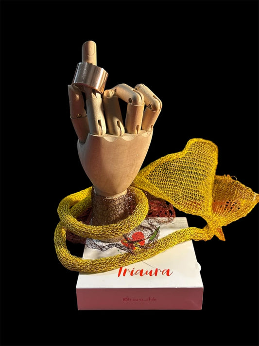 Anillos de Cobre Ajustable Javiera Liso Triaura