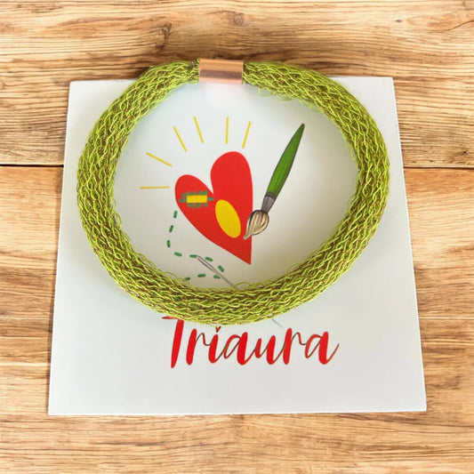 Pulseras de Cobre Tejido Ingrid Triaura