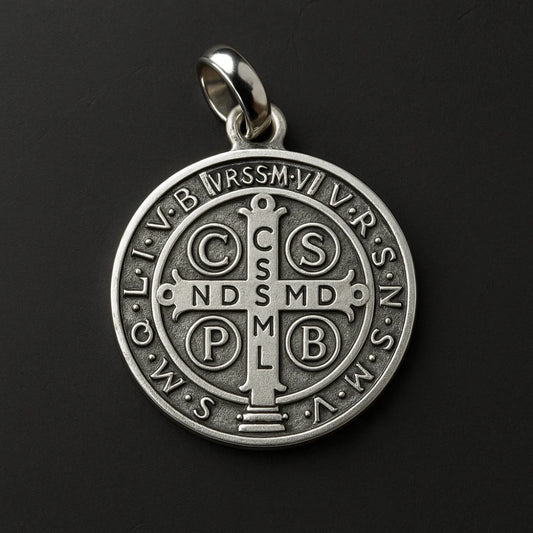 Medalla  de Plata 925 de San Benito