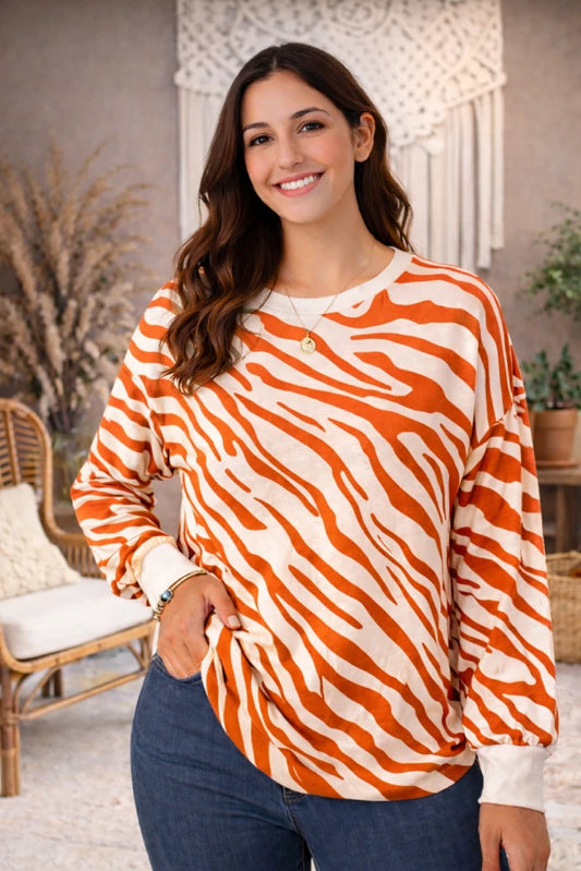 Vestuario Triaura Otoño Invierno - Poleron Cebra