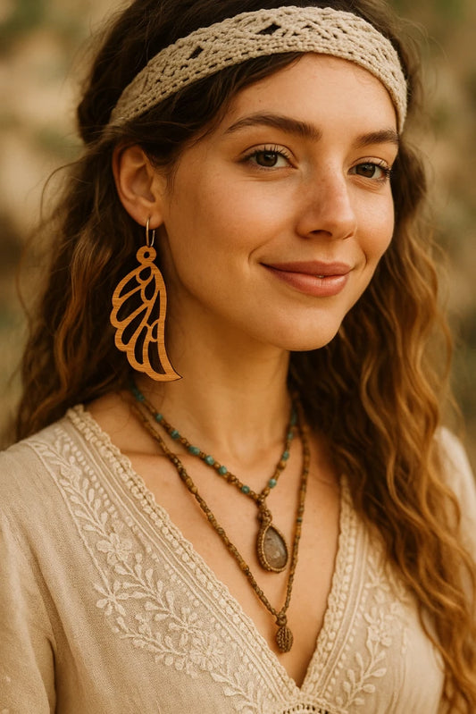 Aros de Madera Ala de Ángel