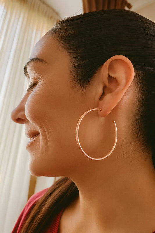 Aros de Cobre Maxi-Argolla Triaura