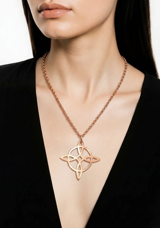 Joyas - Colgantes de Cobre Nudo de Brujas Triaura