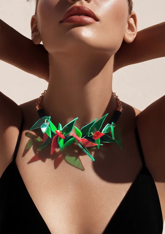 Joyas Triaura Collar Acrilicos