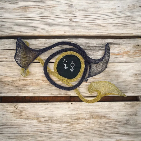 Aros de Plata 925 Nudo de Brujas C